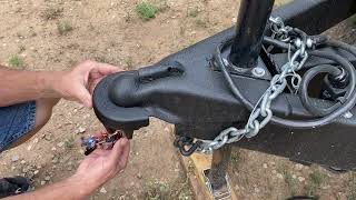 Heavy duty with unique key Proven Locks 2 5 16 hitch lock [upl. by Tarrsus]