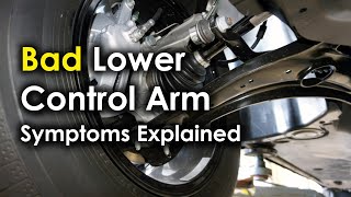 Bad Lower Control Arm or Track Control Arm  Symptoms Explained  What happens when lower arm fails [upl. by Mairam434]