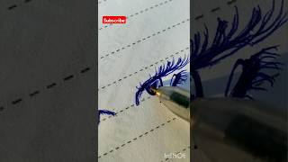 How to draw Eyes👁👁✍️drawing arts shorts [upl. by Omland]