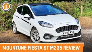 Mountune m235 tuned Fiesta ST Mk8 FULL REVIEW with exhaust [upl. by Anilem]