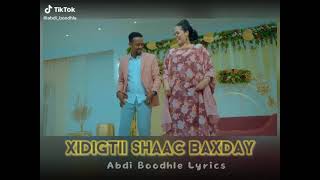 Cawaale Aadan Hees cusub Xariir LaDaawadey Lyrics Camaaj [upl. by Rudie367]