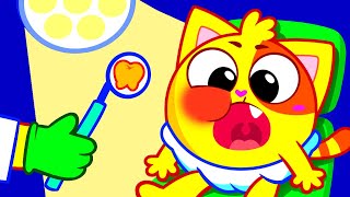 The Dentist Check Up for Kids 🦷  Funny Toddler Cartoons by Toddler Zoo Tales [upl. by Onailil474]