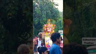 Ganesh visarjan 🥺❤️🙏🏼 DAY TIMEtrending minivlog youtubeshorts shortsfeed ganesh [upl. by Ttennej]