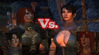 Dragon Age Origins  Morrigan y Leliana Discusiones Español [upl. by Ariaec]