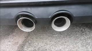 VW Golf R32 Straight Pipe Exhaust Sounds [upl. by Drannek845]