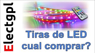 Tiras de LED como conectarlas cuál comprar [upl. by Schmidt477]