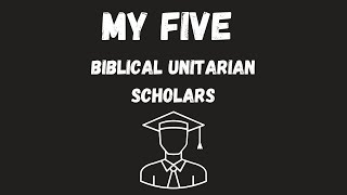 My Top Five Biblical Unitarian Picks  Who You Gonna Call [upl. by Levenson8]