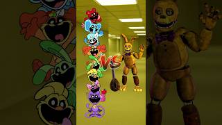 Smiling Critters VS Spring Bonnie shorts smilingcritters springtrap springbonnie bonnie fnaf [upl. by Kistner]