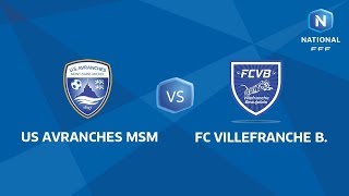 Match reporté J20  US Avranches MSM  FCVB I National FFF 20182019 [upl. by Frazer]