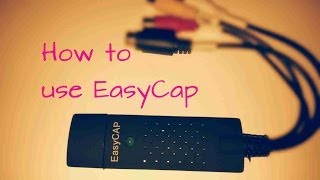 How to use Easy Cap usb to rca [upl. by Adil841]