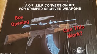 22LR Kit For The AK47 Grizzly Defense Conversion Kit Box Opening and Initial Review [upl. by Akienahs673]