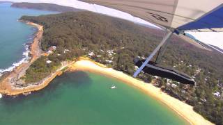 Pearl Beach to Patonga Hang Gliding [upl. by Aem483]