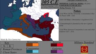 Roman Empire The Early Dominate Period 284 CE  402 CE [upl. by Kristoforo392]