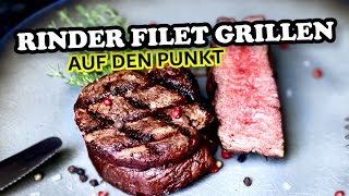 Rinderfilet grillen  Schritt für Schritt Anleitung  Die Frau am Grill [upl. by Nosila]