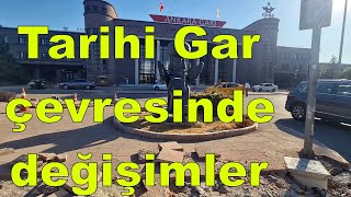 Ankara tarihi Gar binası ve çevresi 30072024 [upl. by Elicul]