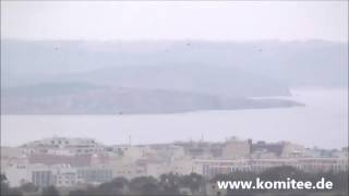 Poachers shoot down 2 White Storks on Malta  23 March 2014  CABS [upl. by Onailerua]