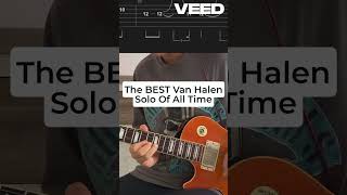 The BEST Eddie Van Halen Solo Of All Time guitar metal rock guitarcover vanhalen [upl. by Towne]