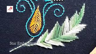 Basic Stitch Flower Embroidery Tutorial Embroidery Design for Beginners [upl. by Etteoj]