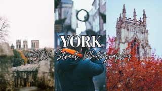 50mm Rainy Street Photography POV York  Canon EOS R50  Canon RF 50mm 18 Lens [upl. by Pisarik]