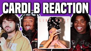 CARDI B  LIKE WHAT FREESTYLE REACTION x REVIEW [upl. by Lola]