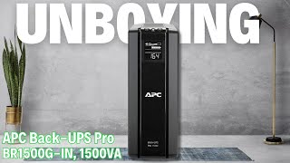 APC BackUPS Pro BR1500G 865W UPS Unboxing amp Review  Best UPS for gaming Computer [upl. by Ulund]