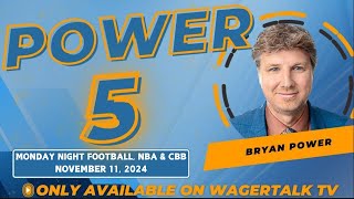 Monday Night Football Props and Picks  NBA Picks Today  CBB Predictions  Power 5 for 111124 [upl. by Asare]