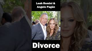 Leah Remini and husband Angelo Pagán to divorce trending hollywoodnews news [upl. by Druci]