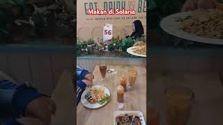 Makan di SOLARIA sore hari Makan Bersama feedshorts youtubeshorts feed solaria [upl. by Anital]