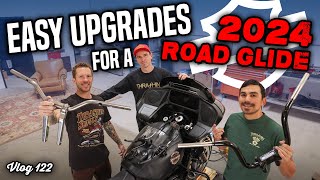 Fast amp Easy Upgrades On A 2024 Harley Road Glide  Vlog 122 [upl. by Hploda]