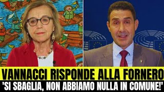 VANNACCI RISPONDE ALLE DURE ACCUSE DELLA FORNERO SI SBAGLIA IO E LEI NON ABBIAMO NULLA IN COMUNE [upl. by Bass]