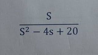 CALCULUS  Find the Laplace transform of SS²4S20 [upl. by Etteuqram364]