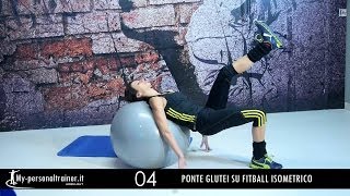 Glutei Marmo e Schiena Forte con la Fitball [upl. by Norvell]