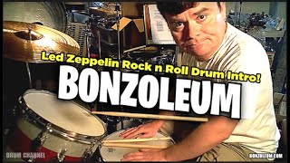 Led Zeppelin ROCK amp ROLL DRUM INTRO John Bonham [upl. by Yeniffit]