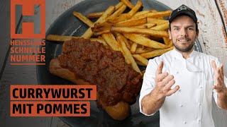 Schnelles Currywurst mit Pommes Rezept aus dem Philips Airfryer Dual Basket von Steffen Henssler [upl. by Sholem]