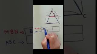 Moins D’une Minute Pour Comprendre Le Théorème de Thalès Shorts [upl. by Bambie]