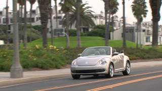 2013 Volkswagen Beetle Convertible world debut in Los Angeles [upl. by Eycal]