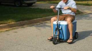 Homemade Cooler Scooter [upl. by Mosra]