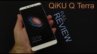 QiKU Q Terra full review  6x core 6 inch screen 3G RAM FP scanner [upl. by Ynohta]