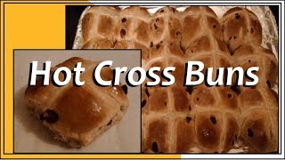 How To Make Hot Cross Buns  Easter Hot Cross Bun Recipe [upl. by Ahsikin584]