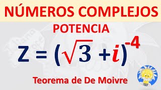 📌 TEOREMA DE MOIVRE Número complejo a la potencia n  Numeros Complejos Potencia  Juliana la Profe [upl. by Itra]