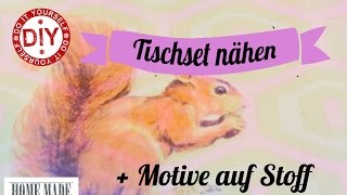 How To I Tischsets nähen toll für Nähanfänger geeignet I Deko Inspirationen Selbstgemacht [upl. by Atenek]