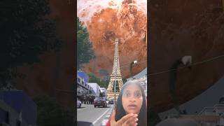 Big Balls Falling 🥵 vfxworld travel earth eiffeltower amazing planet music greenscreenvideo [upl. by Ebonee]