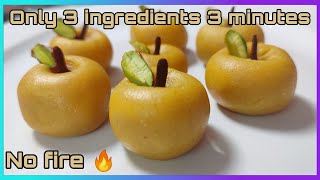 Instant sweet recipe  No fire recipe  Evening snacks recipe in tamil fireless cooking apple peda [upl. by Eilyr]