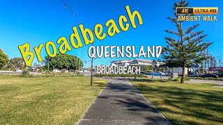 Gold Coast Broadbeach  4K Ambient Walk [upl. by Yelkao]