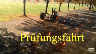 Staplerschulung inkl Staplerschein  Prüfungsfahrt Praktische Ausbildung [upl. by Monjan]