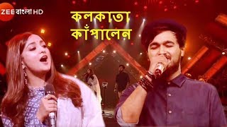 কলকাতা কাপালো নোবেল আর মোনালি  Noble Man Vs Monali Thakur  Live Performances In Kolkata [upl. by Lohrman]