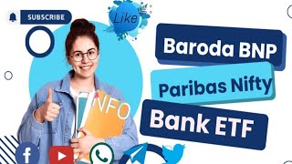 Baroda BNP Paribas Nifty Bank ETF finnaceknow [upl. by Eicart563]