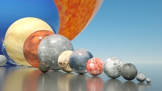 SOLAR SYSTEM  3D Comparison by MBS [upl. by Acira557]