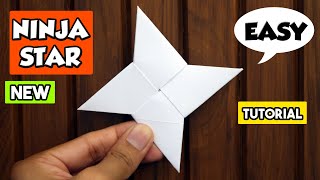 How to make a Paper Ninja Star  Origami  Paper Ninja Star  Paper ka ninja star kaise banaen [upl. by Ahseei]