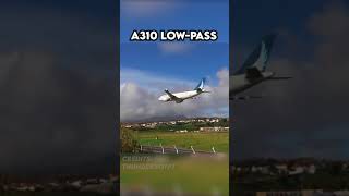 Airplane LowPass Airbus A310 shorts [upl. by Nessaj]